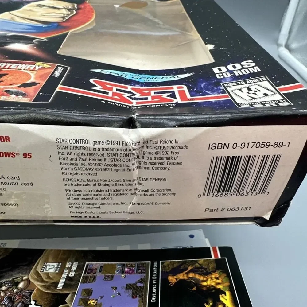 Galactic Challenge Star Control 1 & 2 PC Big Box (1992) Collection SSI Renegade
